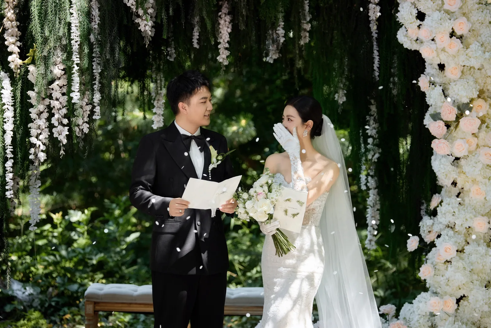 李琪和付梦薇的婚礼照片
